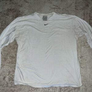 Vintage nike center swoop long sleeve size large